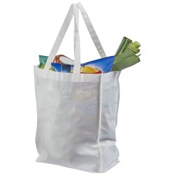 Shopper in tessuto laminato medio Annabel