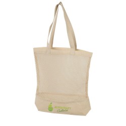 Tote bag in rete di cotone...