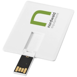 Chiavetta USB Slim da 2 GB a forma di carta di credito annuccia