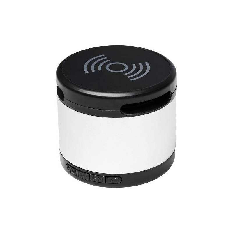 Altoparlante Jones metal Bluetooth® con stazione di ricarica wireless amantina