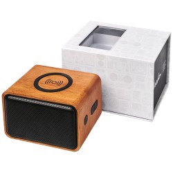 Altoparlante Wooden con base di ricarica wireless Diana