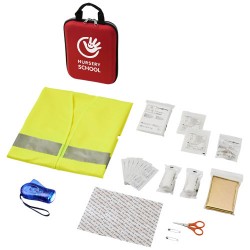 Kit primo soccorso da 46 pezzi e gilet di sicurezza Handies Antsirambazaha