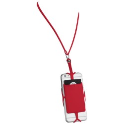 Porta carte in silicone con lanyard ardo