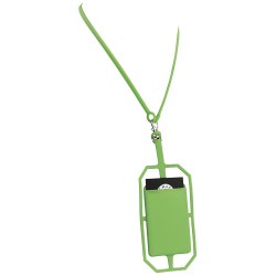 Porta carte in silicone con lanyard ardo