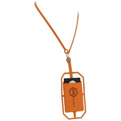 Porta carte in silicone con lanyard ardo