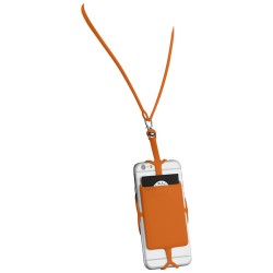 Porta carte in silicone con lanyard ardo