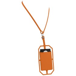 Porta carte in silicone con lanyard ardo