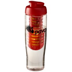 Borraccia sportiva H2O Tempo® da 700 ml con coperchio a scatto e infusore ariosto