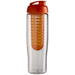 Borraccia sportiva H2O Tempo® da 700 ml con coperchio a scatto e infusore ariosto