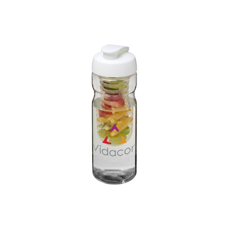 Borraccia sportiva H2O Base® Base da 650 ml con coperchio a scatto e infusore aristarco