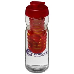 Borraccia sportiva H2O Base® Base da 650 ml con coperchio a scatto e infusore aristarco