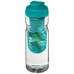 Borraccia sportiva H2O Base® Base da 650 ml con coperchio a scatto e infusore aristarco