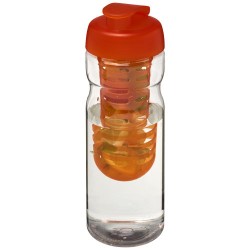 Borraccia sportiva H2O Base® Base da 650 ml con coperchio a scatto e infusore aristarco