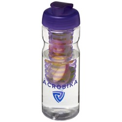 Borraccia sportiva H2O Base® Base da 650 ml con coperchio a scatto e infusore aristarco