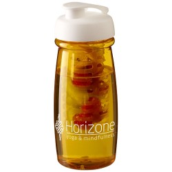 Borraccia sportiva H2O Pulse® da 600 ml con coperchio a scatto e infusore aristodemo