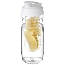 Borraccia sportiva H2O Pulse® da 600 ml con coperchio a scatto e infusore aristodemo