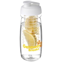 Borraccia sportiva H2O Pulse® da 600 ml con coperchio a scatto e infusore aristodemo