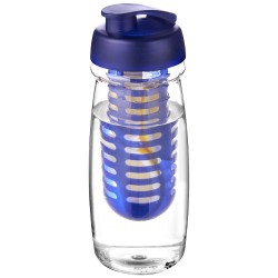 Borraccia sportiva H2O Pulse® da 600 ml con coperchio a scatto e infusore aristodemo