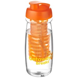 Borraccia sportiva H2O Pulse® da 600 ml con coperchio a scatto e infusore aristodemo