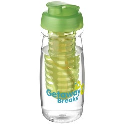 Borraccia sportiva H2O Pulse® da 600 ml con coperchio a scatto e infusore aristodemo