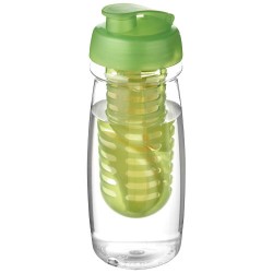 Borraccia sportiva H2O Pulse® da 600 ml con coperchio a scatto e infusore aristodemo