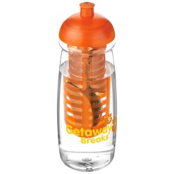 Borraccia sportiva H2O Pulse® da 600 ml con coperchio a cupola e infusore aristotile