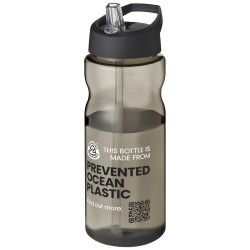 Borraccia sportiva H2O Eco da 650 ml con coperchio con beccuccio dorita