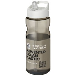 Borraccia sportiva H2O Eco da 650 ml con coperchio con beccuccio dorita