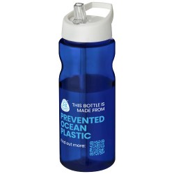 Borraccia sportiva H2O Eco da 650 ml con coperchio con beccuccio dorita