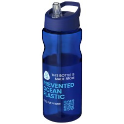 Borraccia sportiva H2O Eco da 650 ml con coperchio con beccuccio dorita