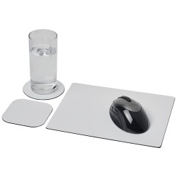 Set Brite-Mat® 1 con tappetino per mouse e sottobicchieri Arngunnur