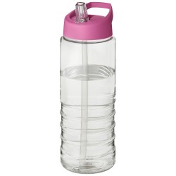 Borraccia sportiva H2O Treble da 750 ml con coperchio con beccuccio dorsey