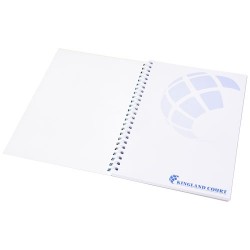 Notebook A5 spiralato Desk-Mate® con copertina in PP aster