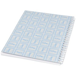 Notebook A5 spiralato Desk-Mate® con copertina in PP aster