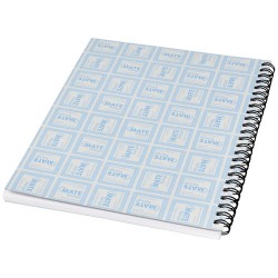 Notebook A5 spiralato Desk-Mate® con copertina in PP aster