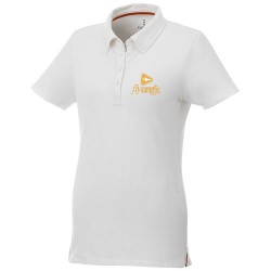 Polo button-down Atkinson a manica corta da donna ausilia