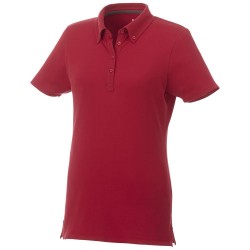 Polo button-down Atkinson a manica corta da donna ausilia