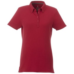 Polo button-down Atkinson a manica corta da donna ausilia