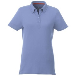 Polo button-down Atkinson a manica corta da donna ausilia