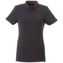 Polo button-down Atkinson a manica corta da donna ausilia