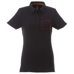 Polo button-down Atkinson a manica corta da donna ausilia