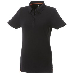 Polo button-down Atkinson a manica corta da donna ausilia