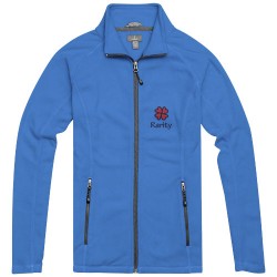 Felpa zip intera polyfleece Rixford da donna Azure