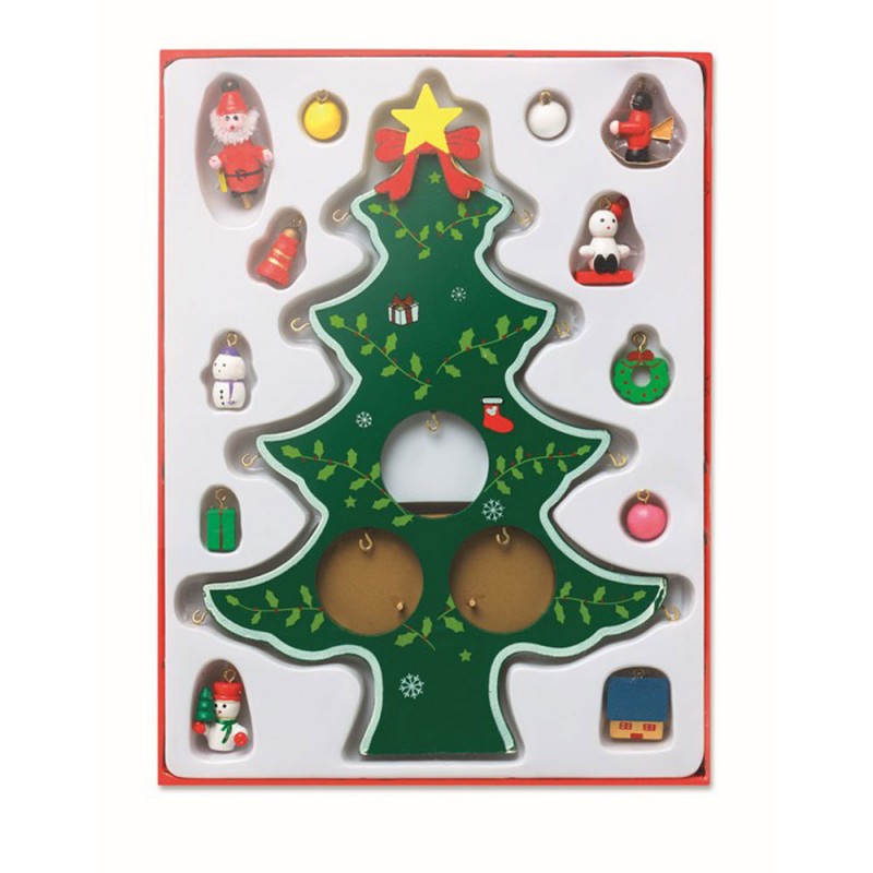 Albero di Natale in legno WOODTREE foglia