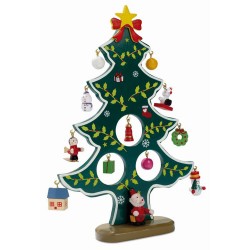 Albero di Natale in legno WOODTREE foglia