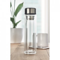 Thermos con termometro touch POLE GLASS edru