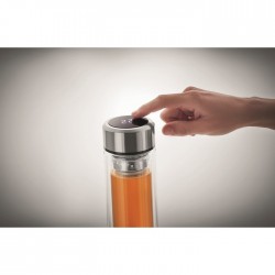 Thermos con termometro touch POLE GLASS edru