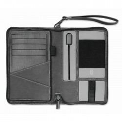 Organizer in PU con power bank POWERFOLDER bertino