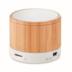 Speaker wireless in bamboo ROUND BAMBOO brenna