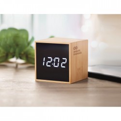 Sveglia in bamboo MARA CLOCK egla